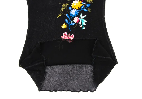 Jean Paul GAULTIER SOLEIL Floral Embroidered Mesh Tank Top K-174920_009