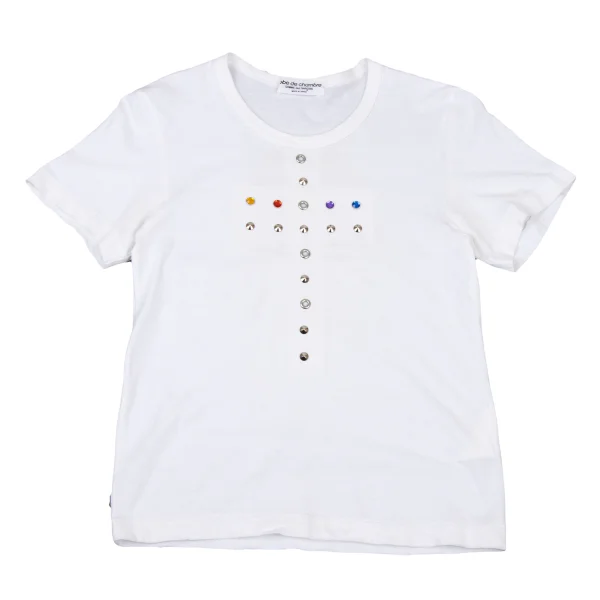 robe de chambre COMME des GARCONS Cross Studs T-shirt White S-M K-174923_001