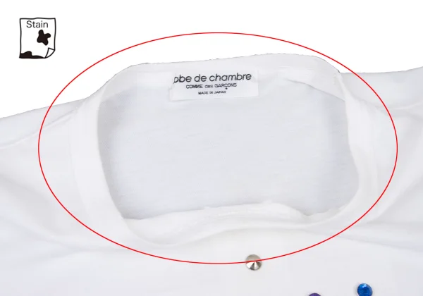 robe de chambre COMME des GARCONS Cross Studs T-shirt K-174923_005