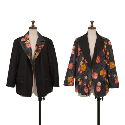 tricot COMME des GARCONS Floral Printed Reversible Jacket