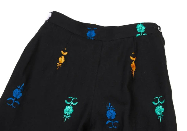 tricot COMME des GARCONS Wool Floral Embroidery Pants K-174930_002