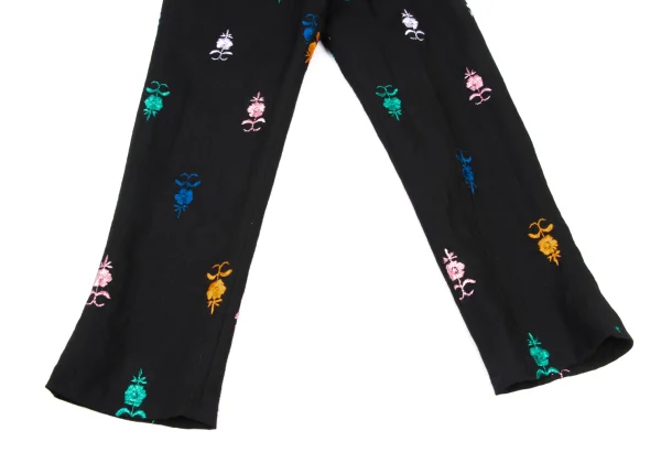 tricot COMME des GARCONS Wool Floral Embroidery Pants K-174930_007