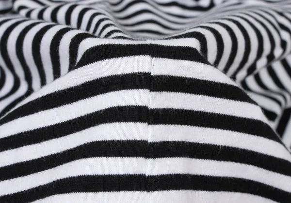 tricot COMME des GARCONS Dimensional Sleeves Asymmetry Hem Striped T-shirt K-174931_013