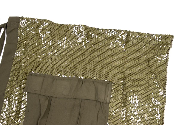 tricot COMME des GARCONS Sequins Pocket Design Wrap Skirt K-174932_003