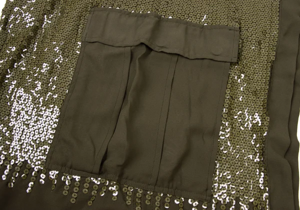 tricot COMME des GARCONS Sequins Pocket Design Wrap Skirt K-174932_010