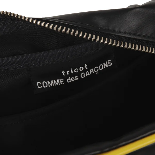 tricot COMME des GARCONS Piping Desing Square PVC Bag K-174938_012