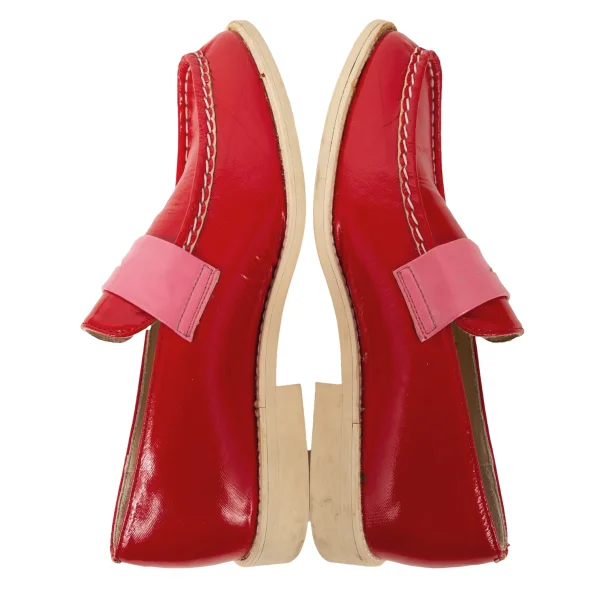 tricot COMME des GARCONS Bicolor Enamel Penny Loafers K-174939_010