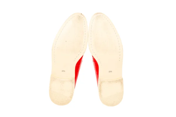 tricot COMME des GARCONS Bicolor Enamel Penny Loafers K-174939_013