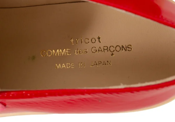 tricot COMME des GARCONS Bicolor Enamel Penny Loafers K-174939_016