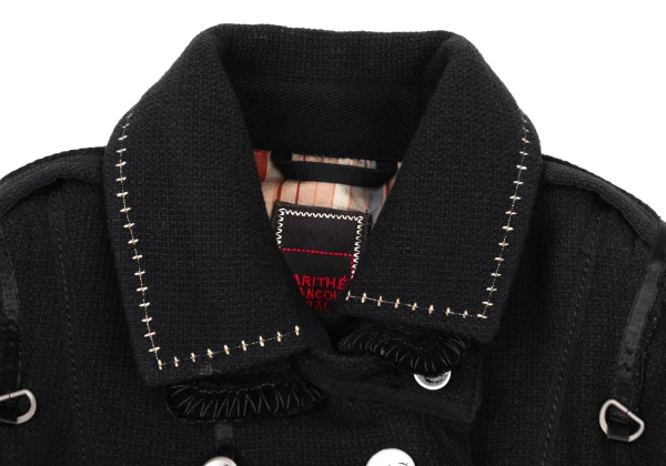 MARITHE + FRANCOIS GIRBAUD Wool Metal Button Jacket K-174940_004