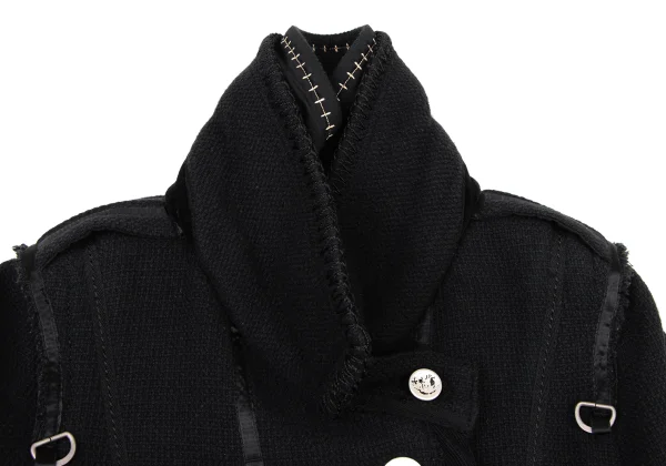MARITHE + FRANCOIS GIRBAUD Wool Metal Button Jacket K-174940_006