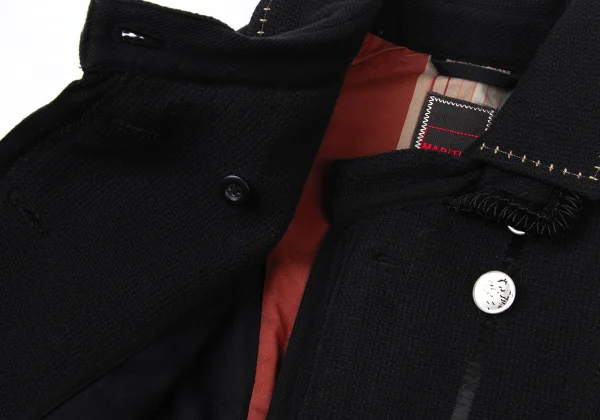MARITHE + FRANCOIS GIRBAUD Wool Metal Button Jacket K-174940_013
