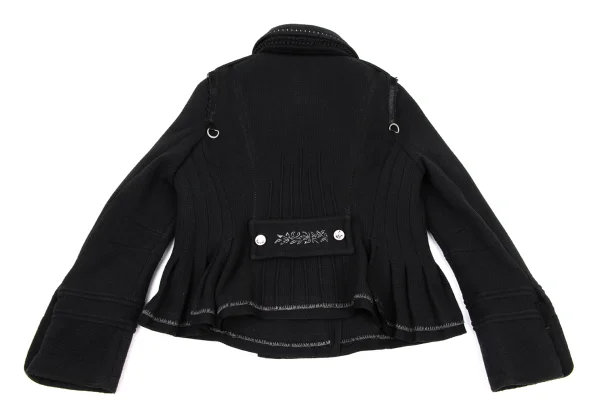MARITHE + FRANCOIS GIRBAUD Wool Metal Button Jacket K-174940_015