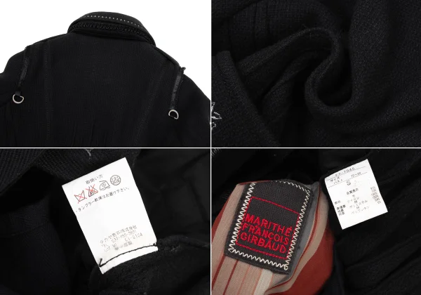 MARITHE + FRANCOIS GIRBAUD Wool Metal Button Jacket K-174940_018