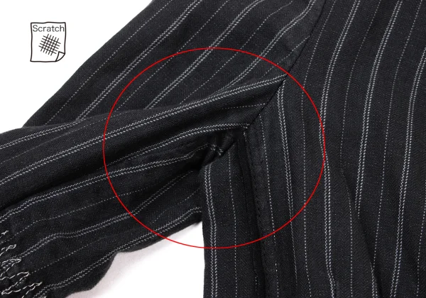 MARITHE + FRANCOIS GIRBAUD Stitch Stripe Cotton Jacket K-174941_005