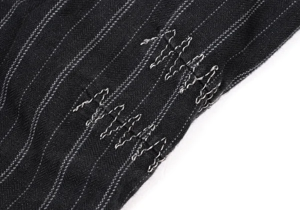 MARITHE + FRANCOIS GIRBAUD Stitch Stripe Cotton Jacket K-174941_010
