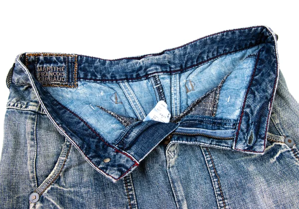 MARITHE + FRANCOIS GIRBAUD Switching Denim Skirt K-174944_006