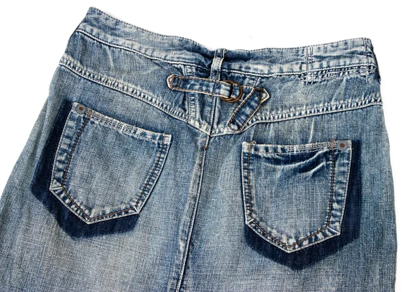 MARITHE + FRANCOIS GIRBAUD Switching Denim Skirt K-174944_010
