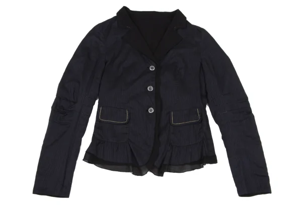 MARITHE + FRANCOIS GIRBAUD Stripe Reversible Jacket K-174945_011