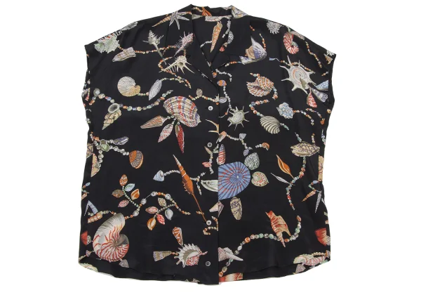 yoshie inaba Printed Silk Sleeveless Shirt K-174949_002