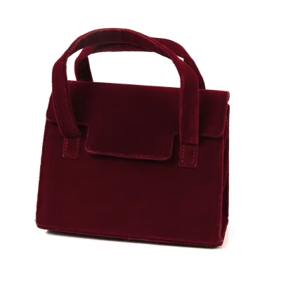 agnes b.VOYAGE Velour Mini Hand Bag