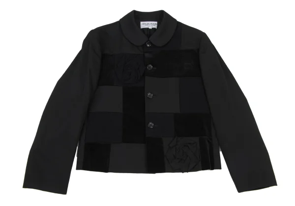 robe de chambre COMME des GARCONS Patchwork Wool Gaba Jacket K-174951_002