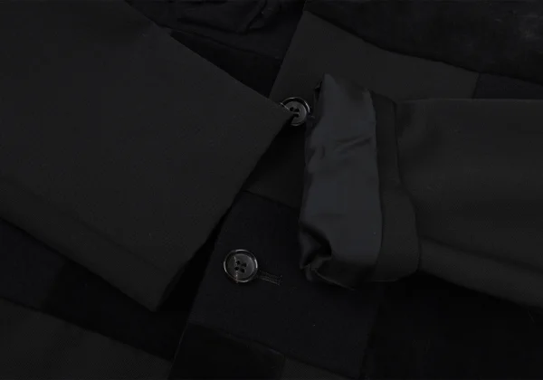 robe de chambre COMME des GARCONS Patchwork Wool Gaba Jacket K-174951_009