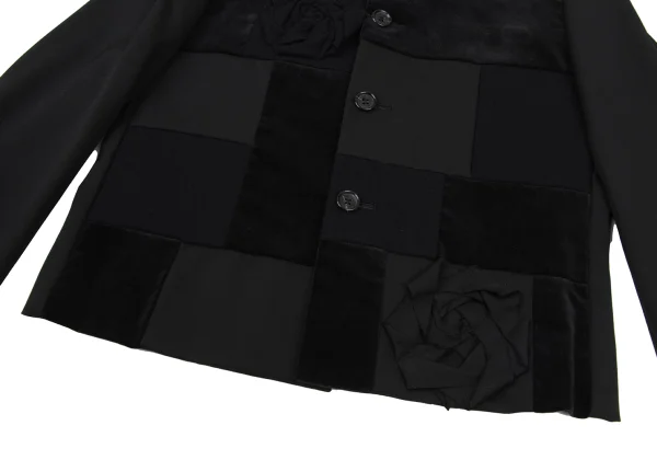 robe de chambre COMME des GARCONS Patchwork Wool Gaba Jacket K-174951_010