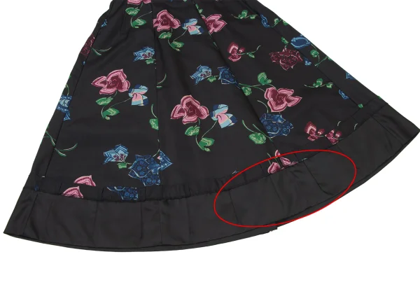 robe de chambre COMME des GARCONS Floral Printed Poly Skirt K-174953_004