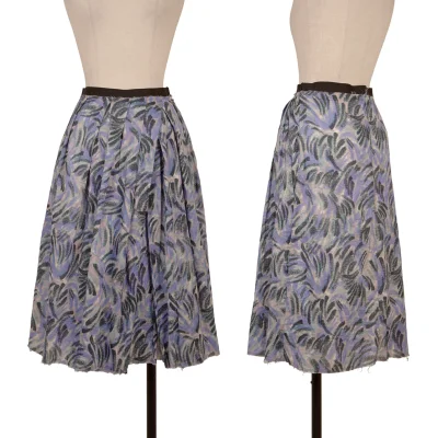 MARNI Graphic Printed Cotton Skirt