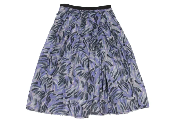 MARNI Graphic Printed Cotton Skirt K-174957_002
