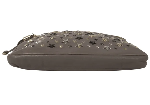 JIMMY CHOO Star-Studded Leather Clutch Bag K-174959_005