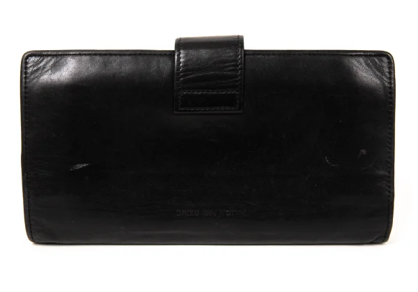 DRIES VAN NOTEN Kiss Lock Bi Fold Leather Wallet K-174960_002