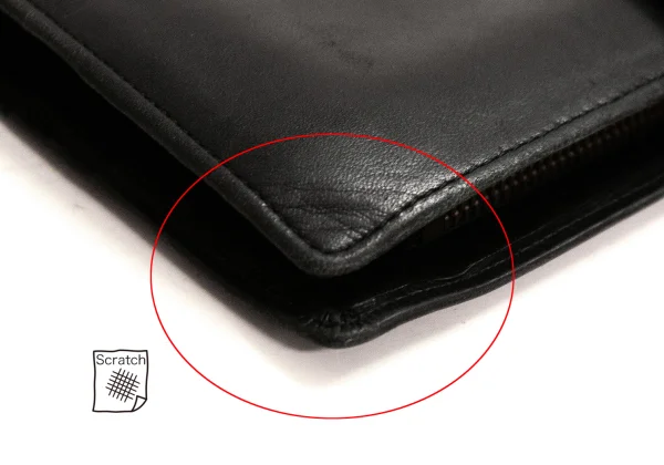 DRIES VAN NOTEN Kiss Lock Bi Fold Leather Wallet K-174960_010