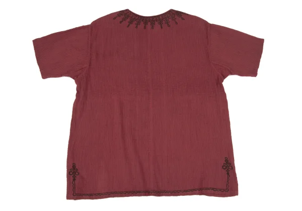 ISSEY MIYAKE HaaT Ethnic-Print Pintuck Top K-174964_013