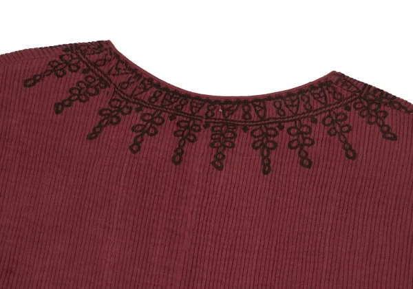 ISSEY MIYAKE HaaT Ethnic-Print Pintuck Top K-174964_014