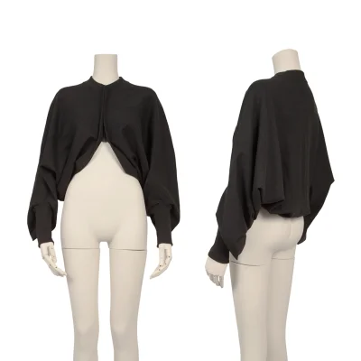 ISSEY MIYAKE PERMANENTE Linen Stretch Asymmetry Jacket