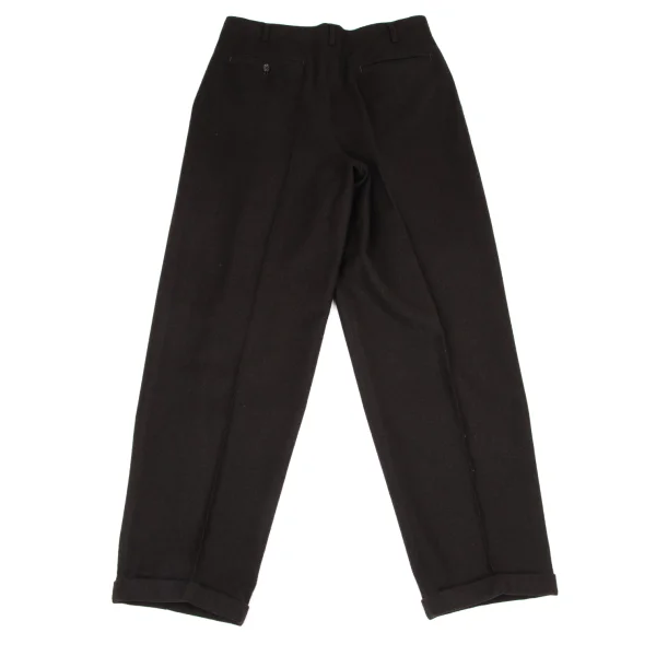 COMME des GARCONS HOMME Brushed Wool Double Tuck Pants K-174969_010