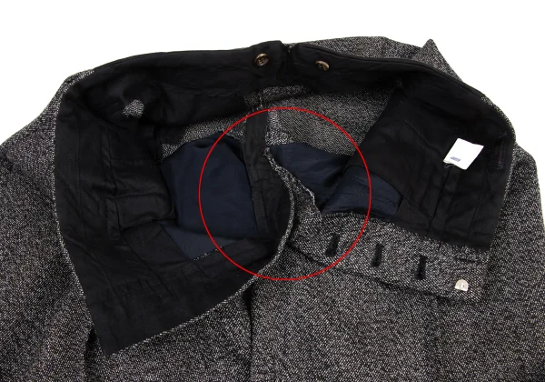 COMME des GARCONS HOMME Wool Button-Fly Pants K-174971_007