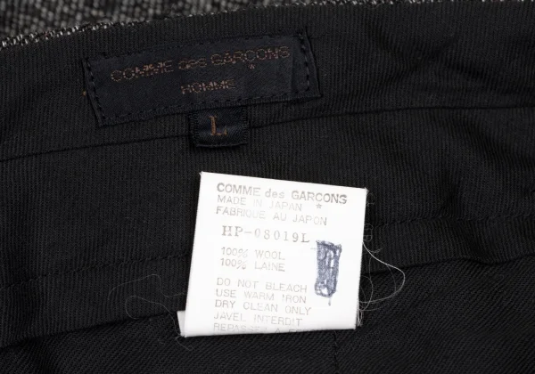 COMME des GARCONS HOMME Wool Button-Fly Pants K-174971_019