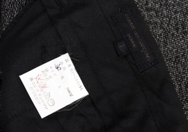 COMME des GARCONS HOMME Wool Button-Fly Pants K-174971_020