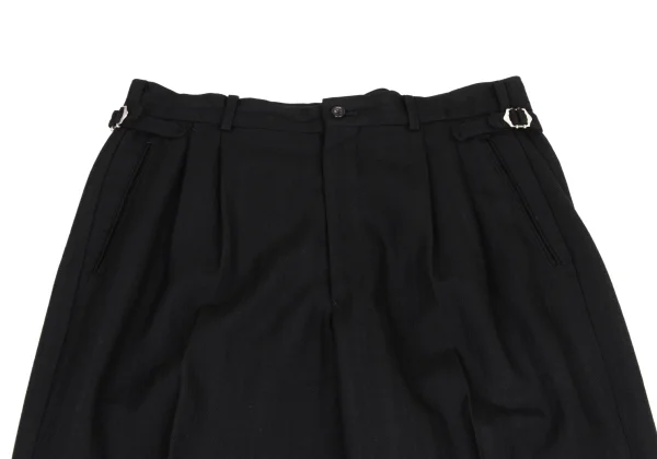 COMME des GARCONS HOMME Wool Shadow Striped Tuck Pants K-174972_002