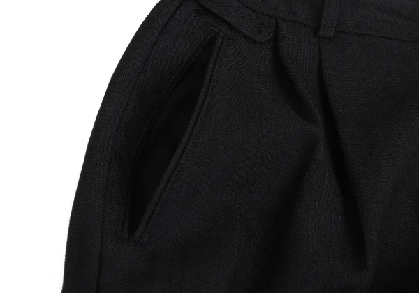 COMME des GARCONS HOMME Wool Shadow Striped Tuck Pants K-174972_005