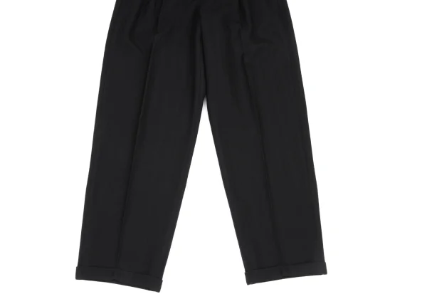 COMME des GARCONS HOMME Wool Shadow Striped Tuck Pants K-174972_009