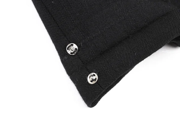COMME des GARCONS HOMME Wool Shadow Striped Tuck Pants K-174972_010