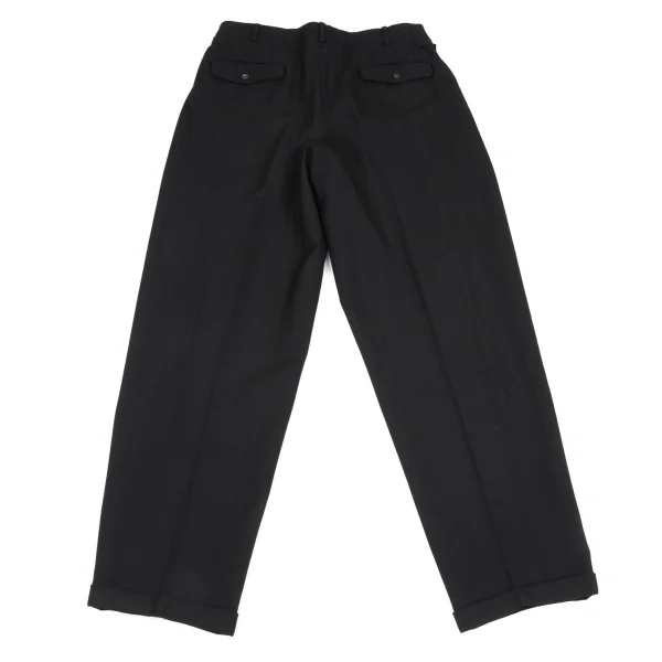 COMME des GARCONS HOMME Wool Shadow Striped Tuck Pants K-174972_013