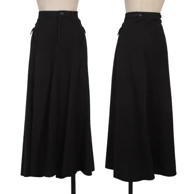 Y's Cotton Rayon Pocket Design Skirt