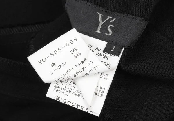 Y's Cotton Rayon Pocket Design Skirt K-174975_015