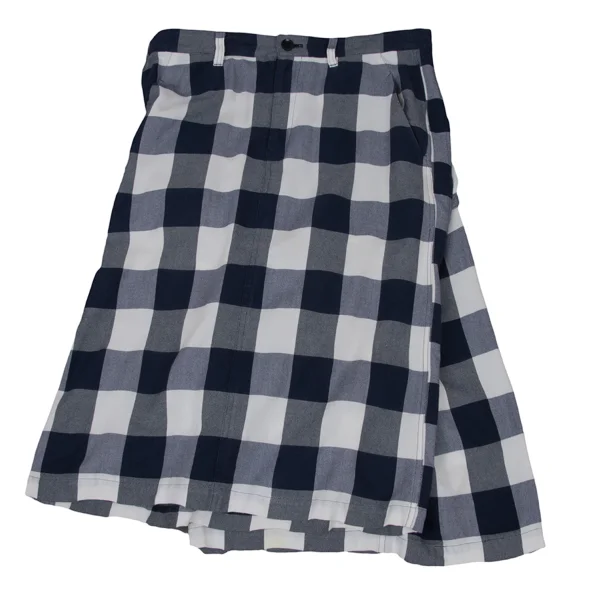 Y's Cotton Rayon Check 2WAY Skirt Pants K-174976_002