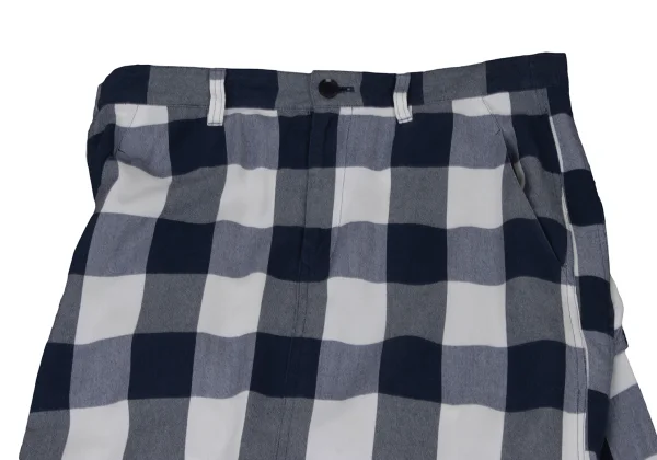 Y's Cotton Rayon Check 2WAY Skirt Pants K-174976_003